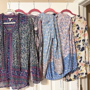 5 Lucky brand Floral Women's blouses